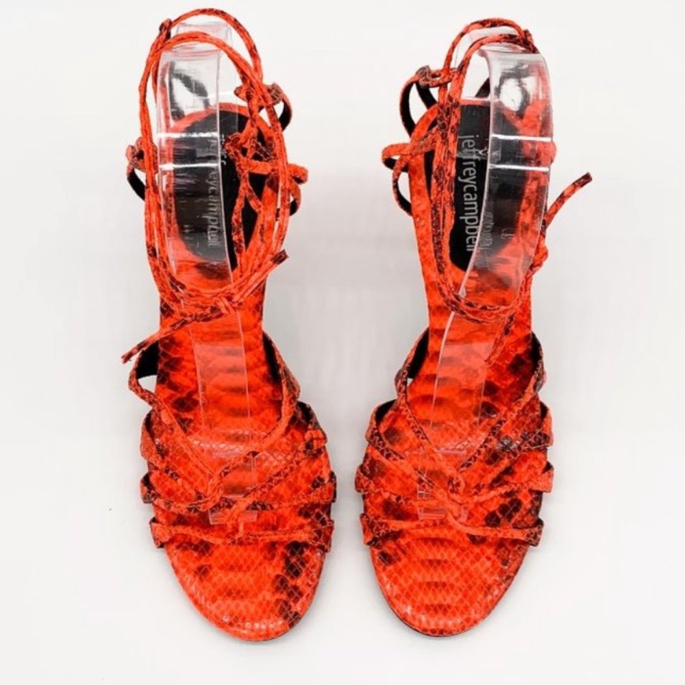 Nwot Jeffrey Campbell Numerical Python Strappy Sa… - image 8